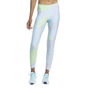 Women's Reebok Run Essentials All Over Print Digital Glow Leggings Size XL